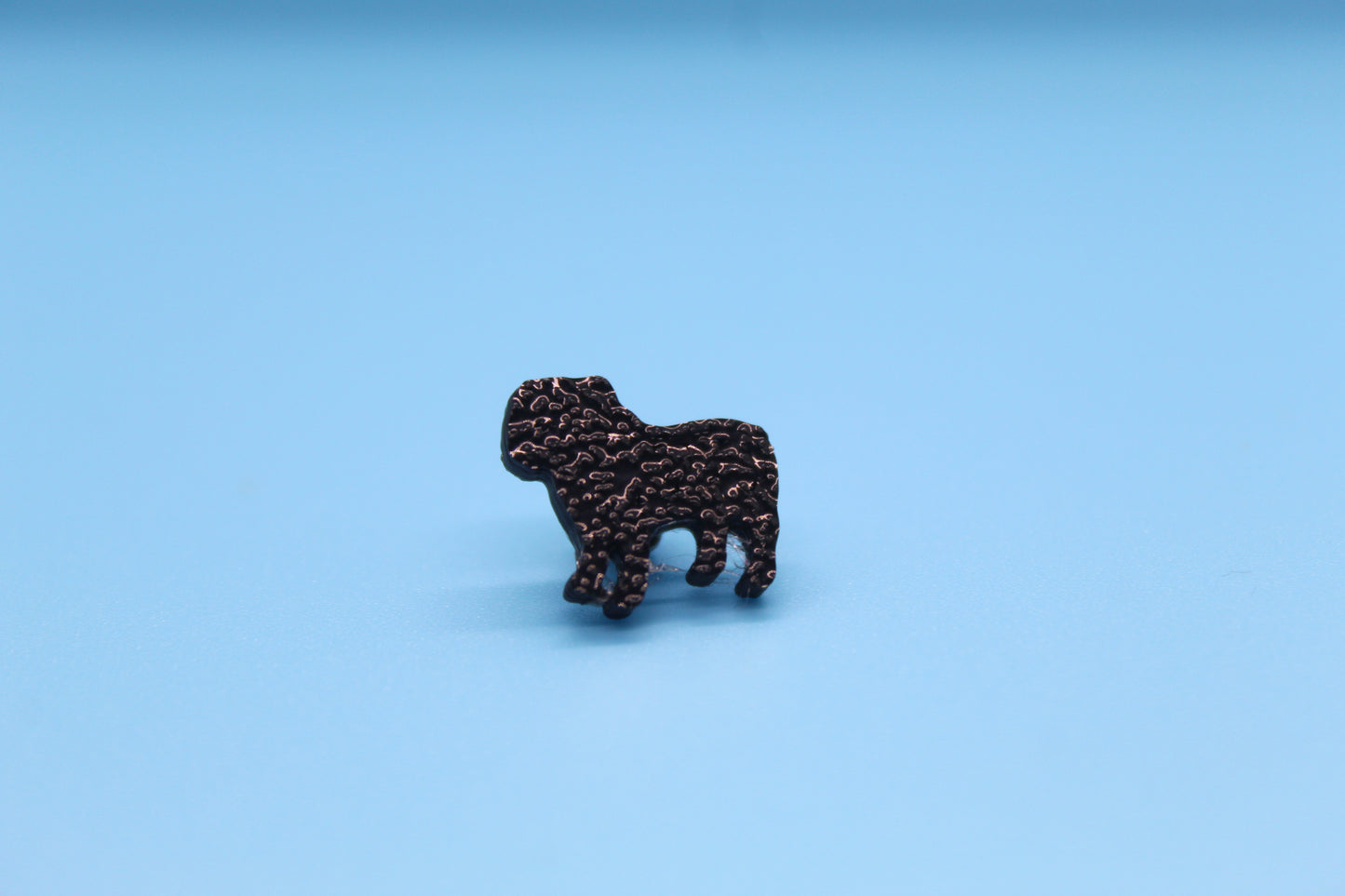 Bulldog Silhouette Tag